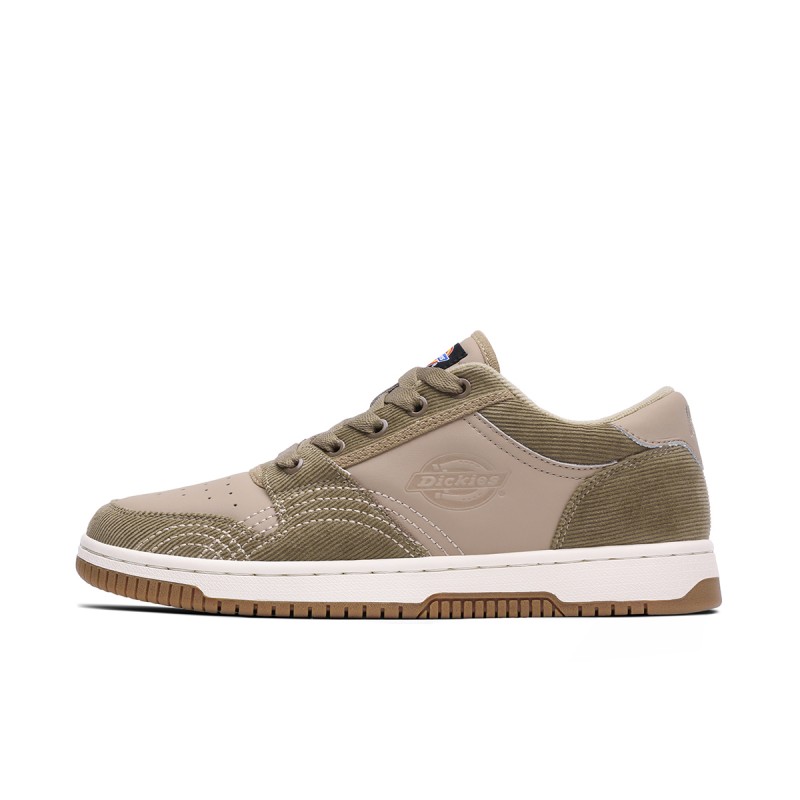 Dickies Low-Top DUNK Skateboard Shoes Men's Dark Khaki