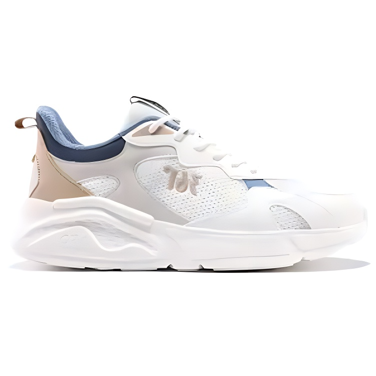 361° Anti Slip Wear Resistant Low Top Casual Shoes Men's White Blue купить в интернет-магазине Yoocart с быстрой доставкой по России.