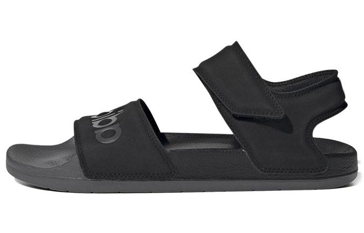 Adilette Adidas Sandal 'Black Grey'