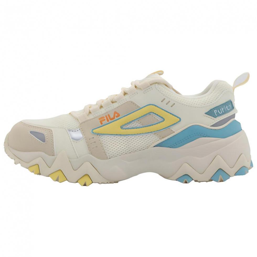 FILA Oakmont Anti-Slip Wear-Resistant Low-Top Casual Shoes Women's Blue Yellow купить в интернет-магазине Yoocart с быстрой доставкой по России.