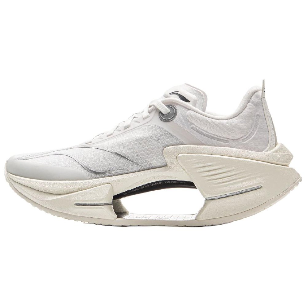 LiNing Shadow 3 ESSENTIAL Cushioning Support Rebound Low Top Casual Running Shoes Women's Standard White Ivory