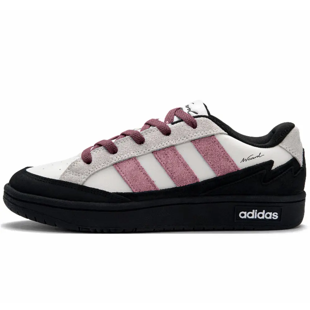 Adidas WCARD ADV Heartbeat Projection Low Top Skateboard Shoes Unisex Gray White Red Black