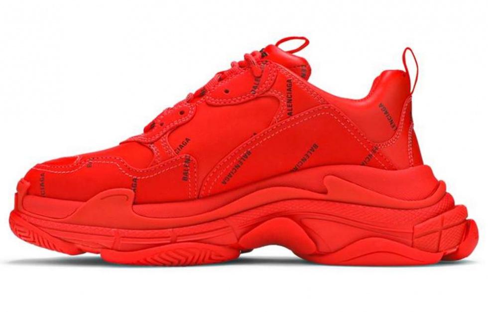 Balenciaga Triple S Sneaker 'Allover Logo Red'