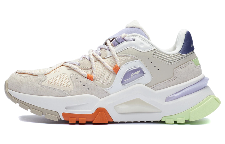 LiNing Reverse Fantasy Low-Top Sports Casual Shoes Women's White Gray