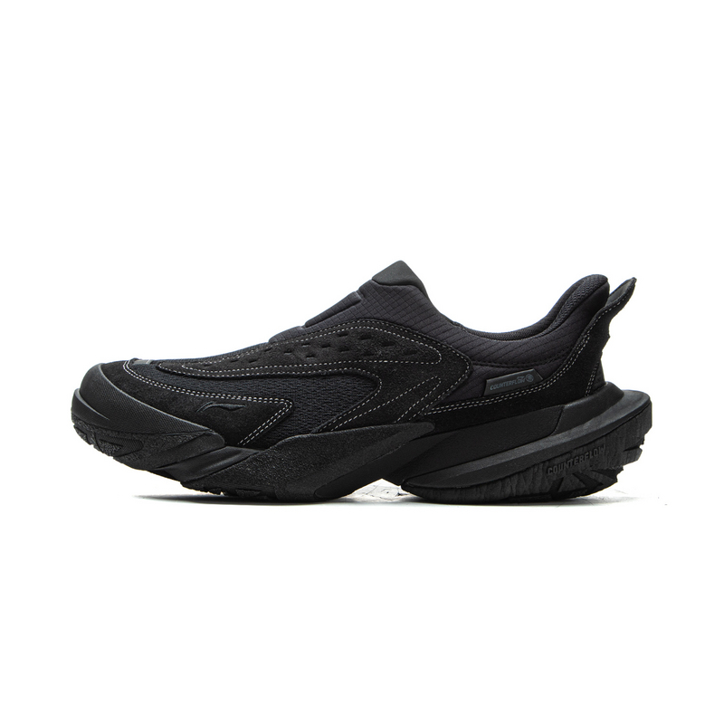 LiNing Outdoor CF Tracing Shock Absorbers Rebound Low top Outdoor Shoes Unisex Black