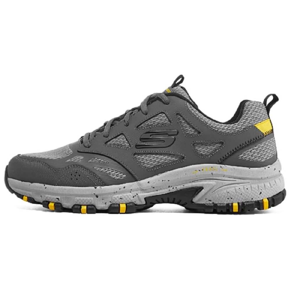 Skechers Hillcrest Low-Top Casual Shoes Men's Gray Black