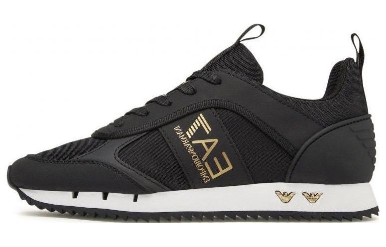 EMPORIO ARMANI EA7 Casual Shoes Unisex Low-Top Black