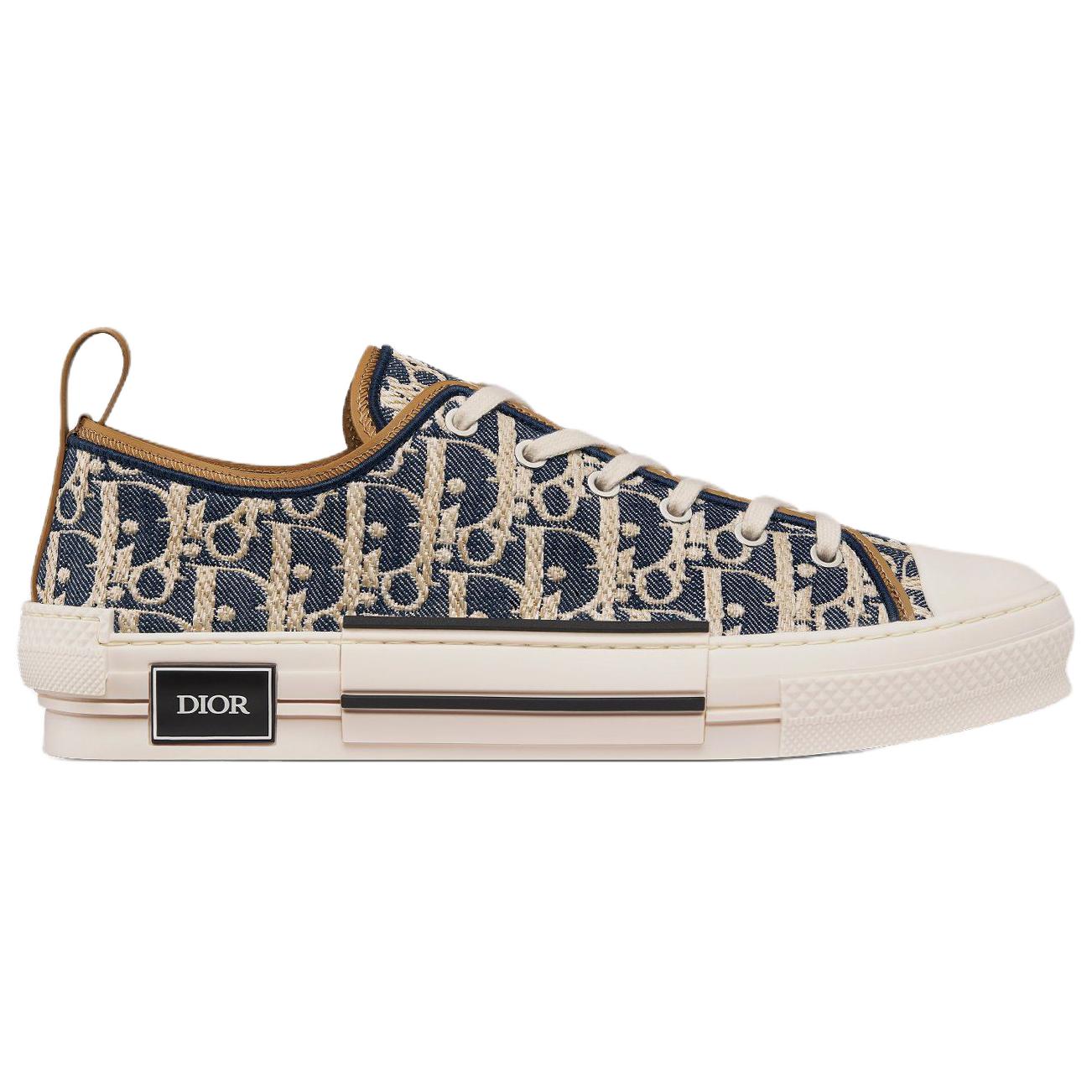 DIOR B23 League Low Top Skateboard Shoes Unisex Blue