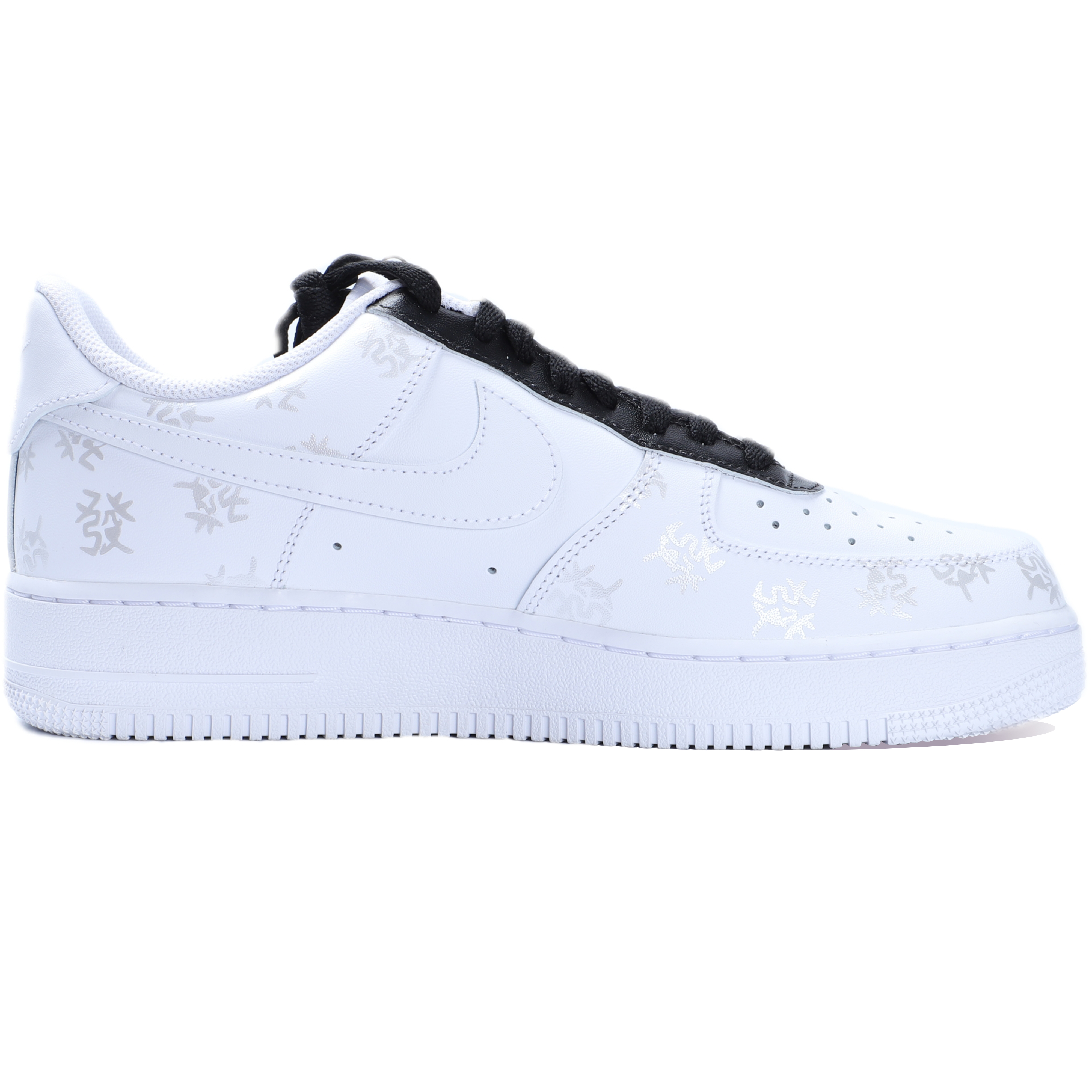 Nike Air Force 1 Low-Top Skateboard Shoes Men's White