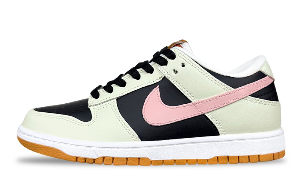 Nike Dunk Peninsula Cherry Blossom Abrasion Resistant Low Top Skateboard Shoes Unisex Black Pink