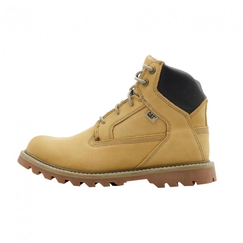 CAT Ankle-Length Martin Boot Men's Yellow