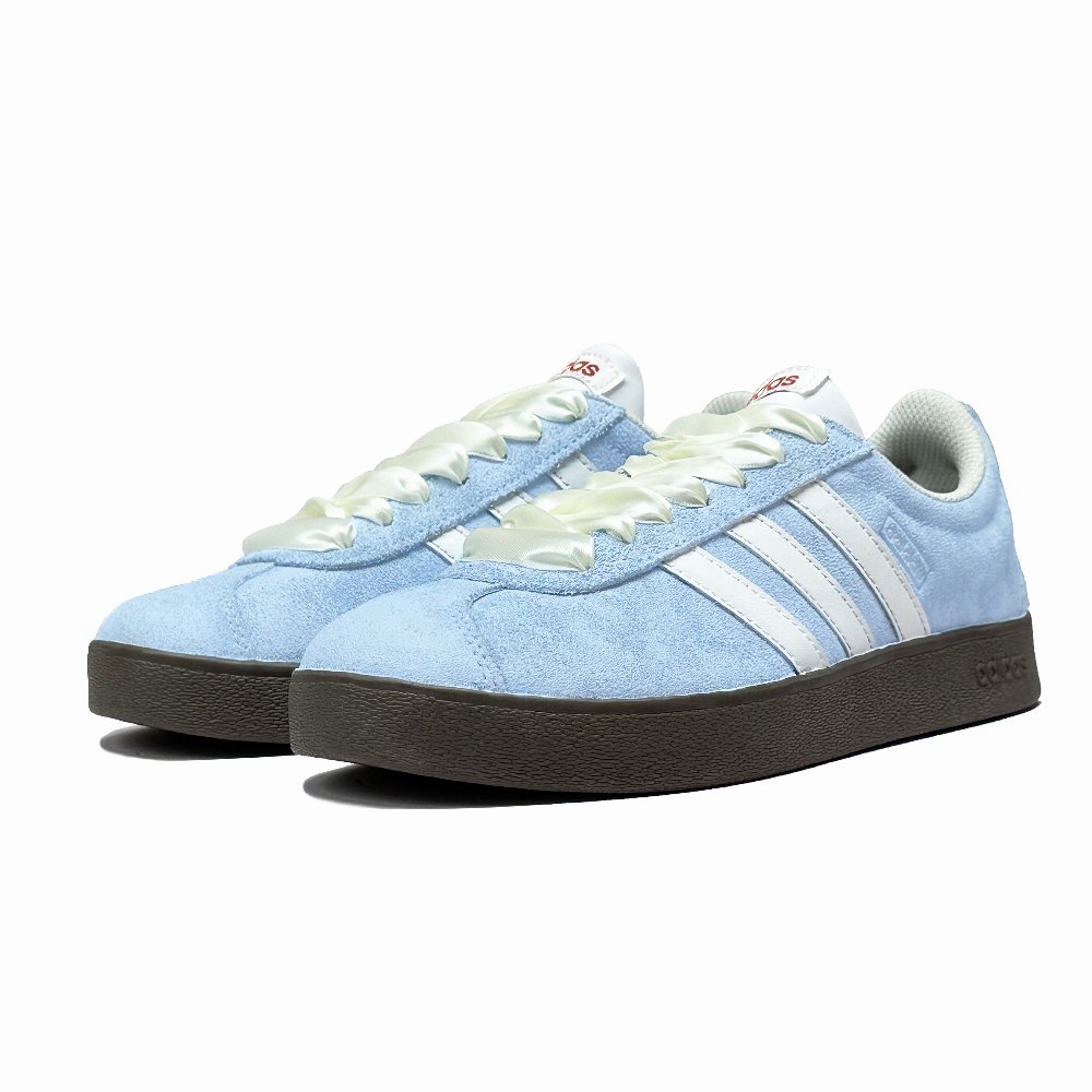Adidas Neo Vl Court Classic Witch's Tears Wear-resistant And Lightweight Low-Top Skateboard Shoes Unisex Blue