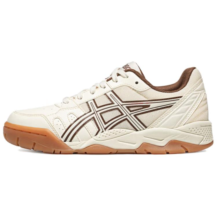 Asics GEL TWIST Abrasion Resistant Low Top Tennis Shoes Unisex White Brown