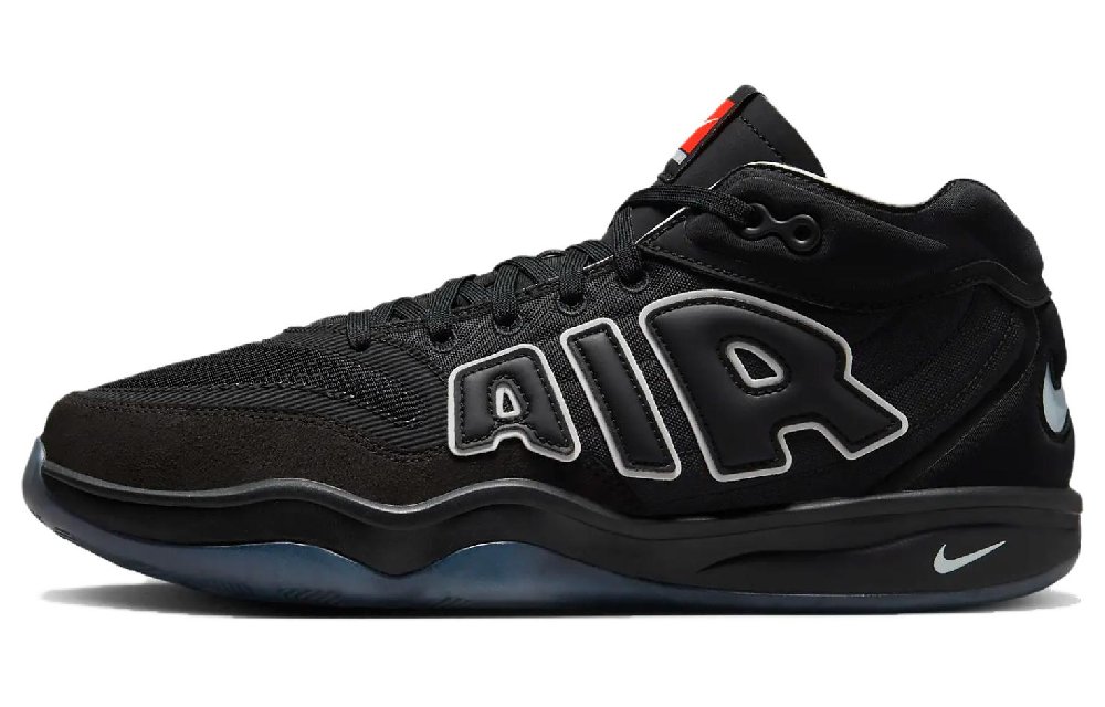 NIKE G.T. Hustle 2 Баскетбольные кроссовки MID Top Черно-красный Унисекс