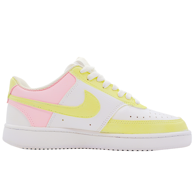 Nike Court Vision 1 Abrasion Resistant Low Top Skateboard Shoes Unisex Yellow Pink купить в интернет-магазине Yoocart с быстрой доставкой по России.