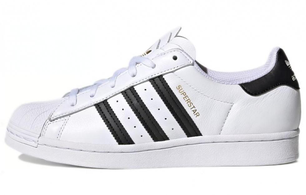 Adidas Superstar 'White Black Stripe' Women's