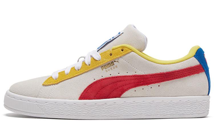 PUMA Suede Classic 'White Gray Red'