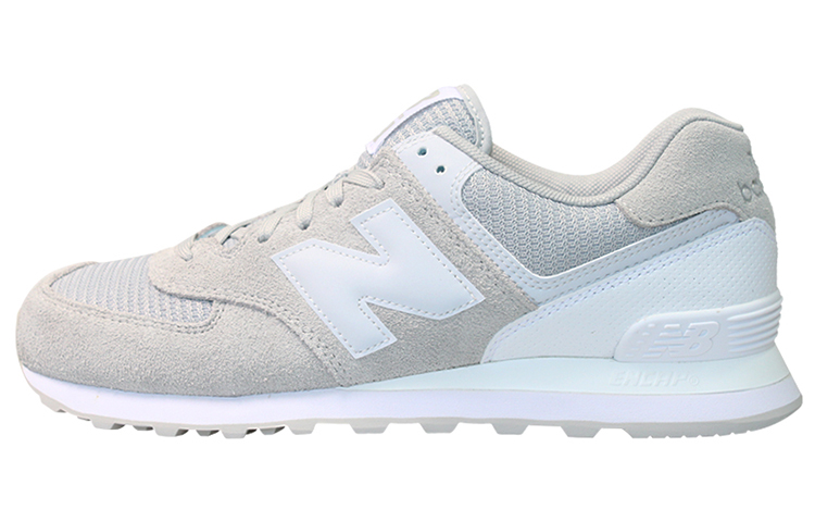 New Balance 574 Light Grey White
