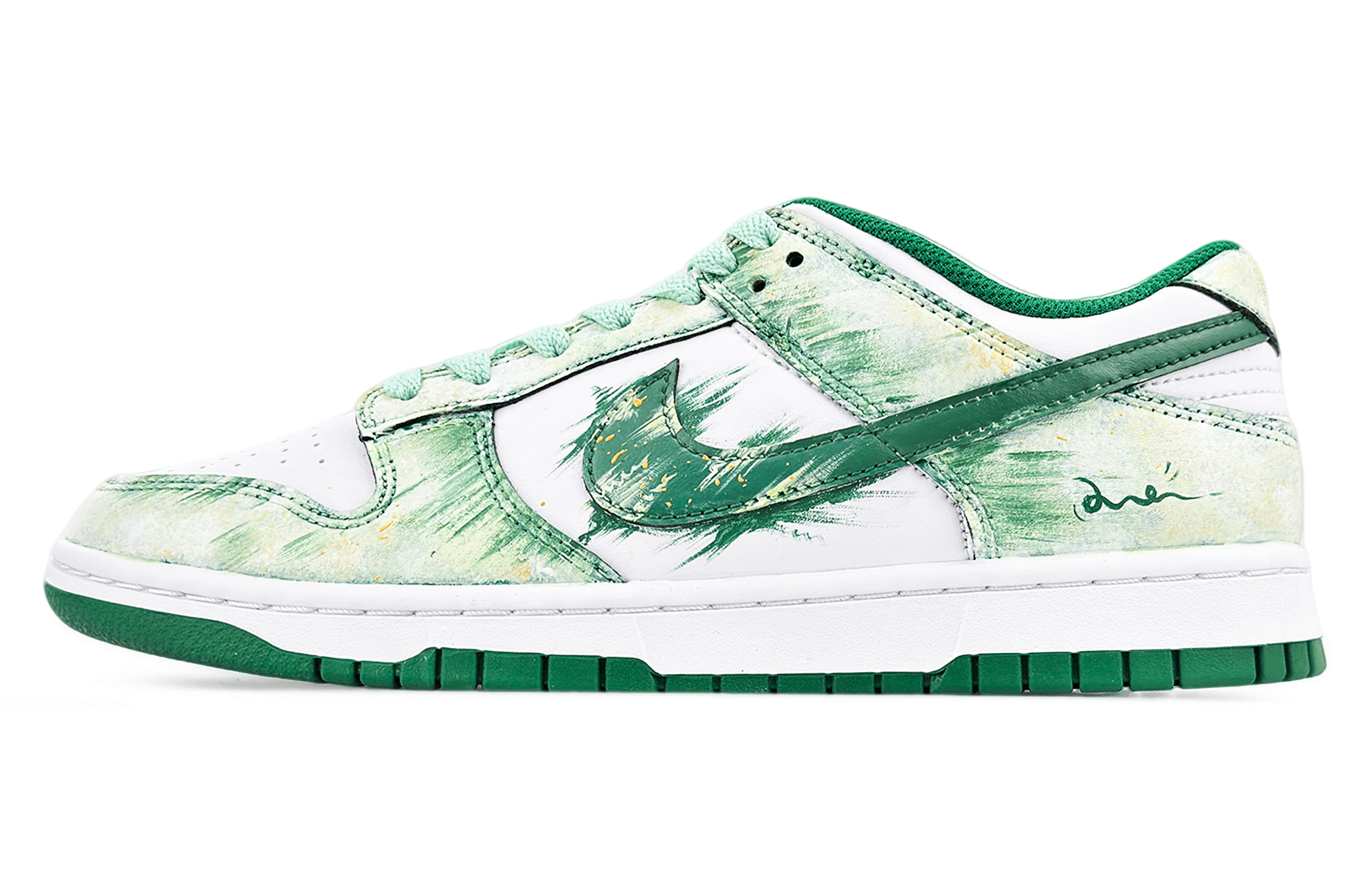 Nike Dunk Low top Skateboard Shoes Unisex Cyan