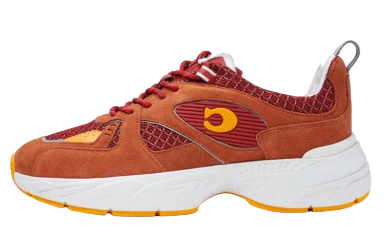 COACH Slip Resistant, Abrasion Resistant, Lightweight Low Top Casual Shoes Men's Brown