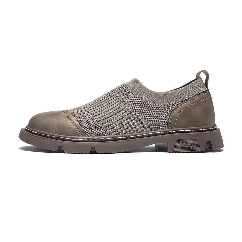 Jeep Low Top Casual Shoes Men's Gray