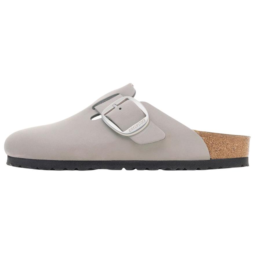 Birkenstock Boston EVA Abrasion Resistant Closed Toe Slippers Women's Lime Gray Narrow