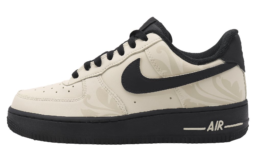 Nike Air Force 1 Abrasion Resistant Breathable Low Top Skateboard Shoes Unisex Ecru