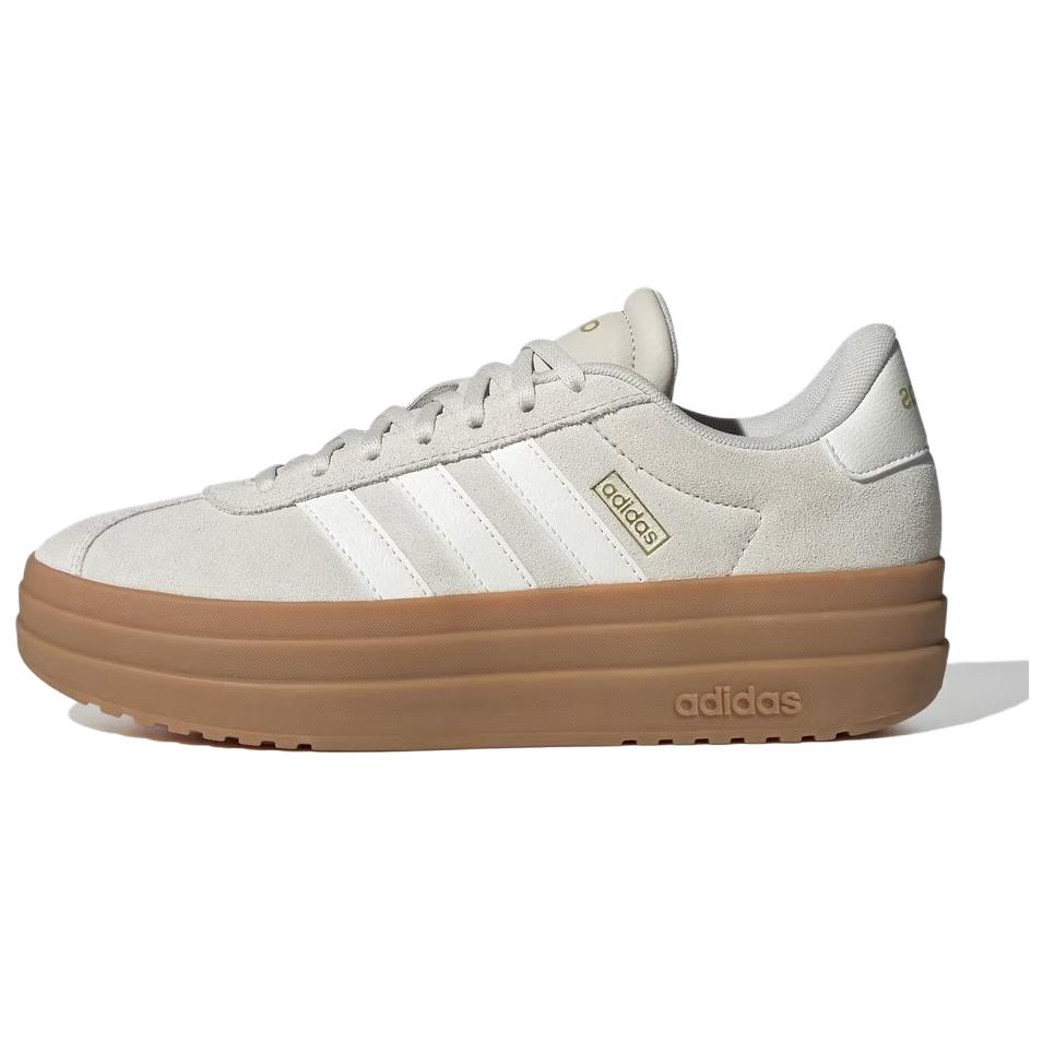 Adidas VL Court Bold Low Top Skateboard Shoes Women's Ecru