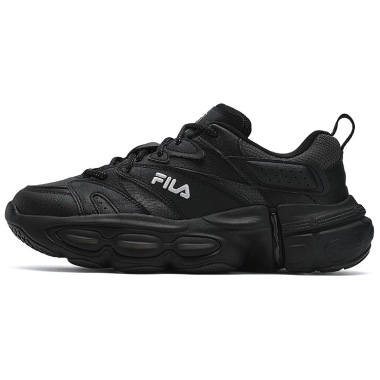 FILA ET Anti Slip Wear Resistant Low Top Casual Shoes Men's Black