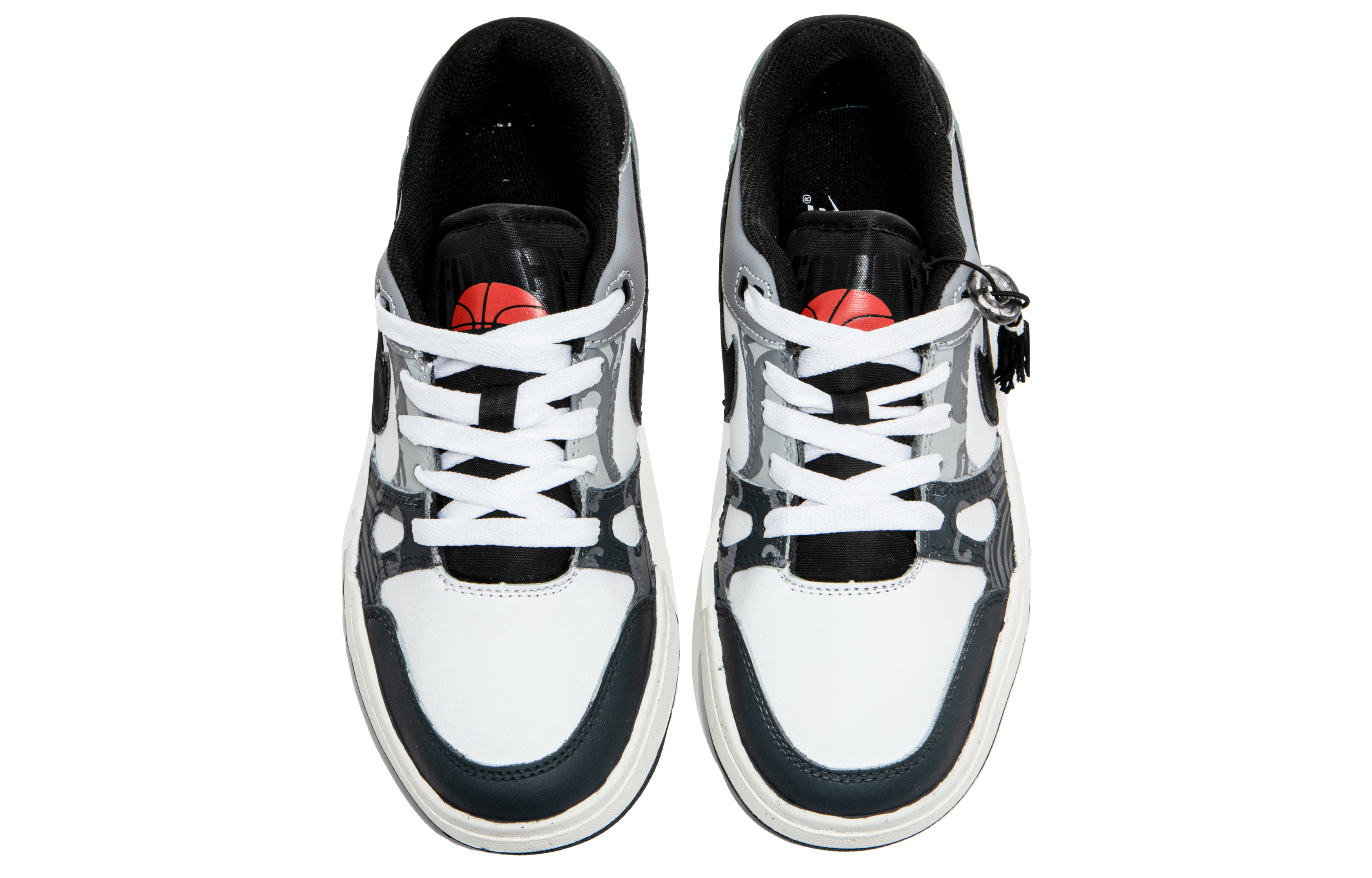 Nike Full Force Shockwave Wear-Resistant Slip-Resistant Low-Top Skateboard Shoes Men's White Black Gray купить в интернет-магазине Yoocart с быстрой доставкой по России.