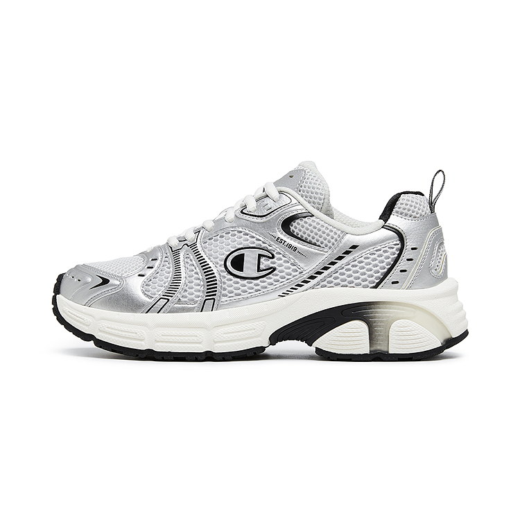Champion Low Top Running Shoes Women's Silver White/Milk White