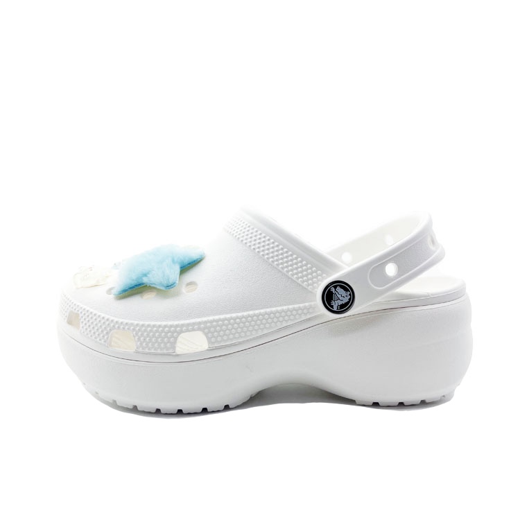 Crocs Classic Platform Clog Clogs Unisex White