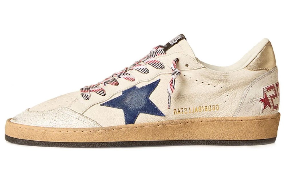 Golden Goose Ball-Star Leather Sneakers