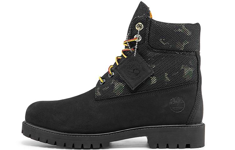 Timberland Heritage 6 Inch Boot 'Black Nubuck With Camo'
