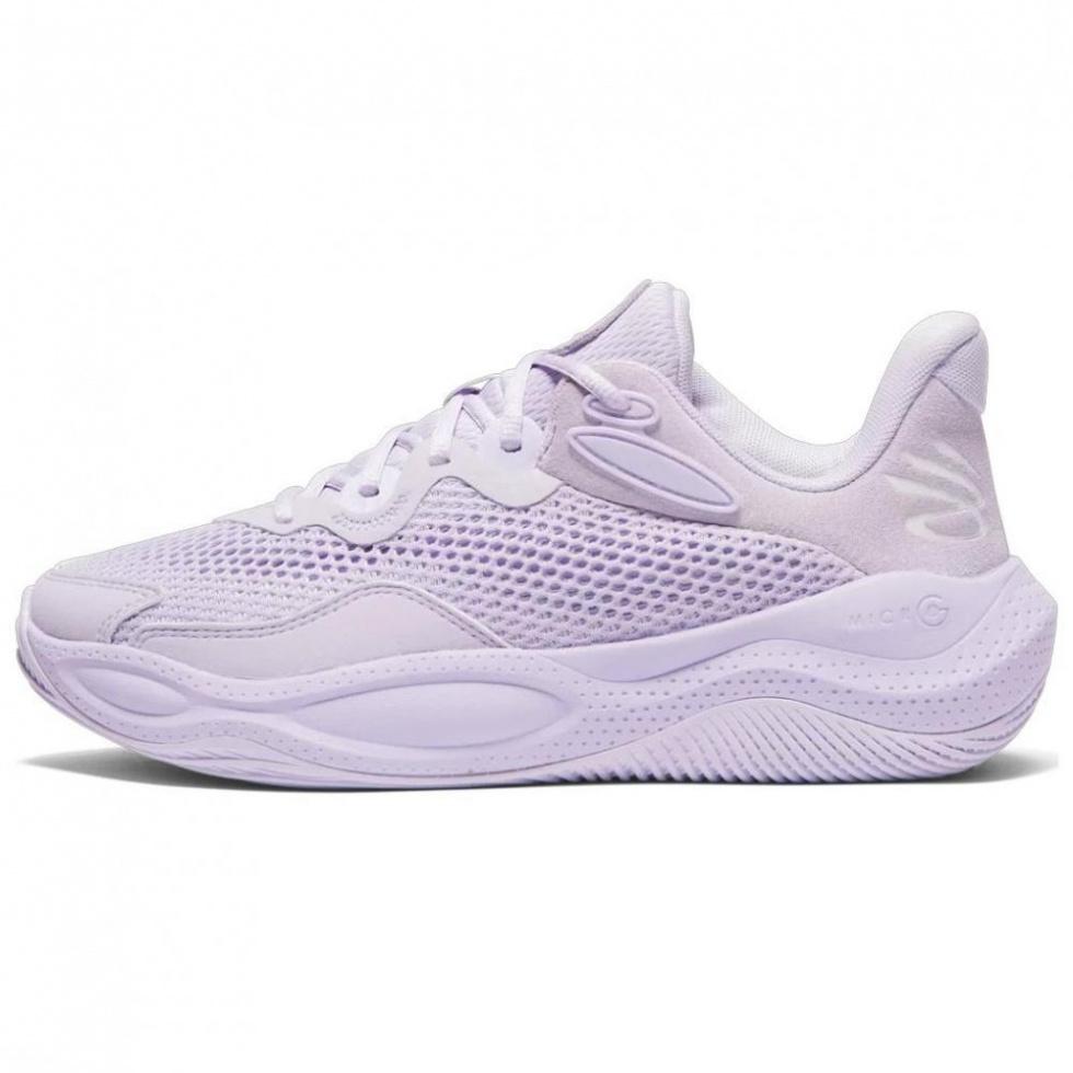 Under Armour Curry Splash 24 Breathable Low-Top Basketball Shoes Unisex Purple