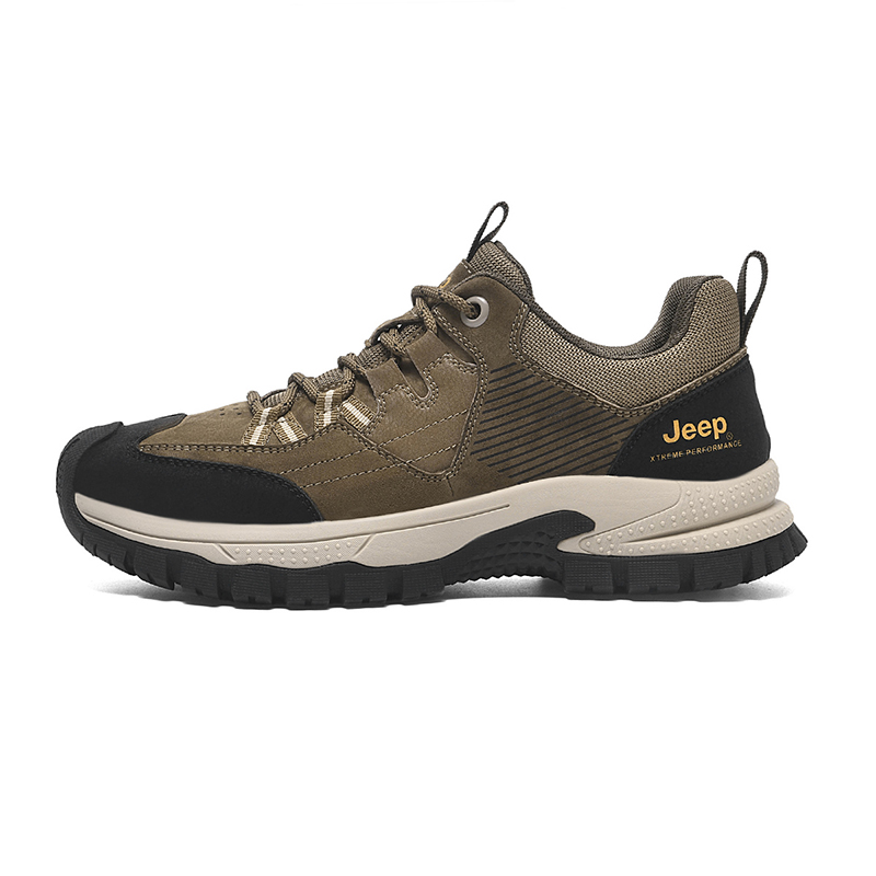 Jeep Anti-Slip Wear-Resistant Low-Top Trekking Shoes Men