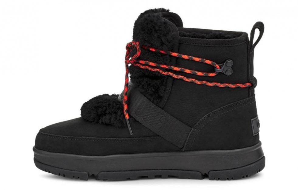 UGG Classic Weather Hiker Fleece Lined Black Women's