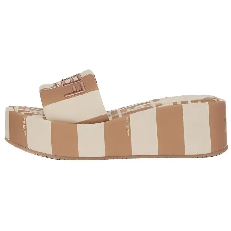 FENDI Sunshine Logo Embroidered Slippers Women's