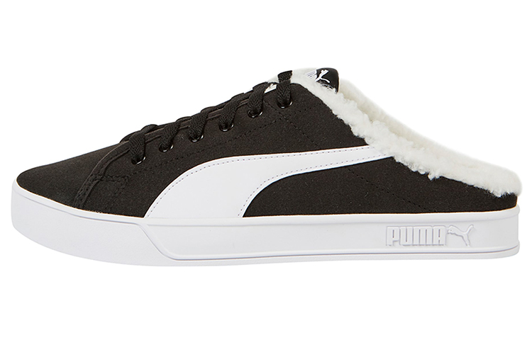 PUMA Bari Mule Sherpa Casual Sneakers Black/White