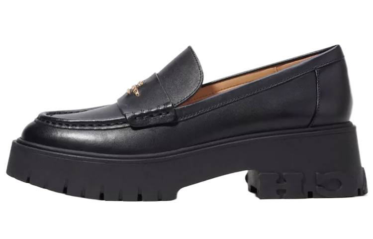 COACH Loafers Women's Black