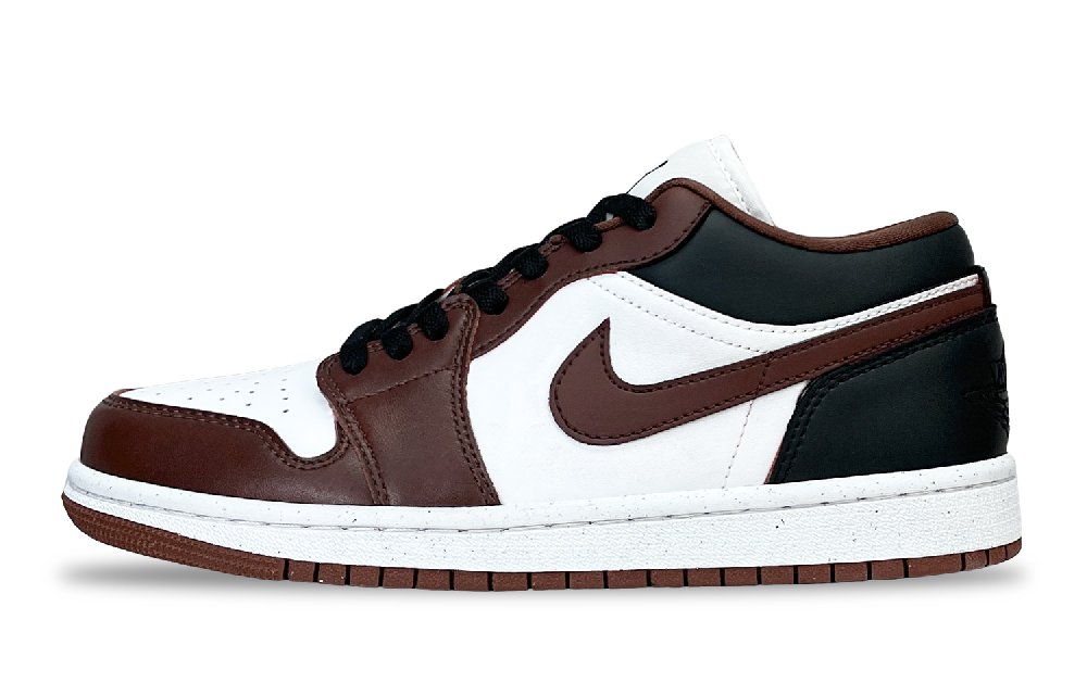Jordan Air Jordan 1 Banned Abrasion Resistant Low Top Vintage Basketball Shoes Unisex Red