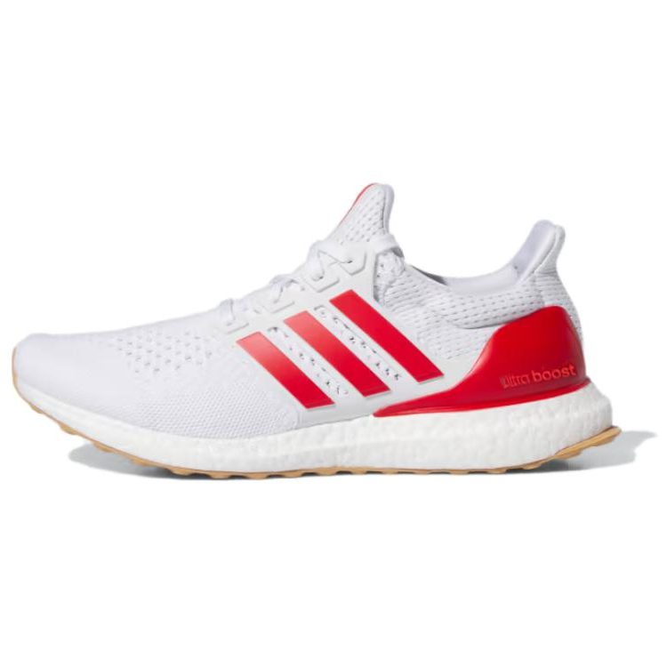 Adidas Ultra Boost 1.0 Cloud White Better Scarlet Gum