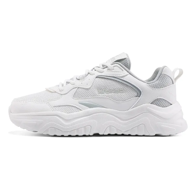 361° Cushioning, Slip Resistant, Lightweight Low Top Casual Shoes Women's White Gray Green