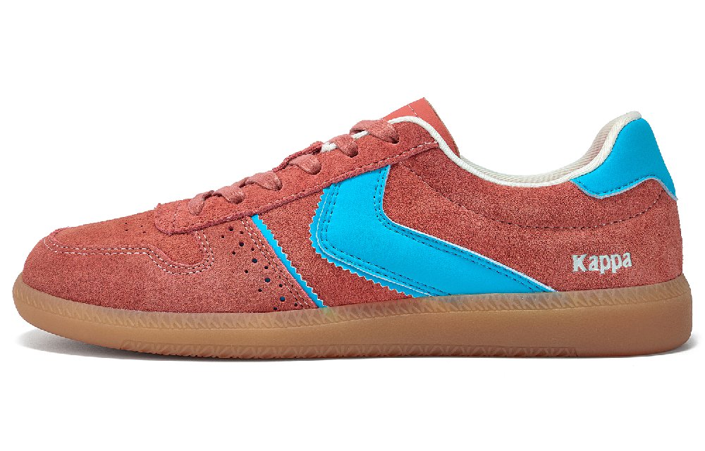 Kappa Anti-Slip Wear-Resistant Low-Top Skateboard Shoes Women's Red Blue