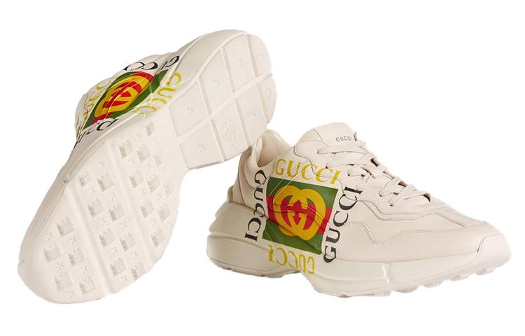GUCCI Rhyton Leather Sneaker 'Vintage Logo' купить в интернет-магазине Yoocart с быстрой доставкой по России.