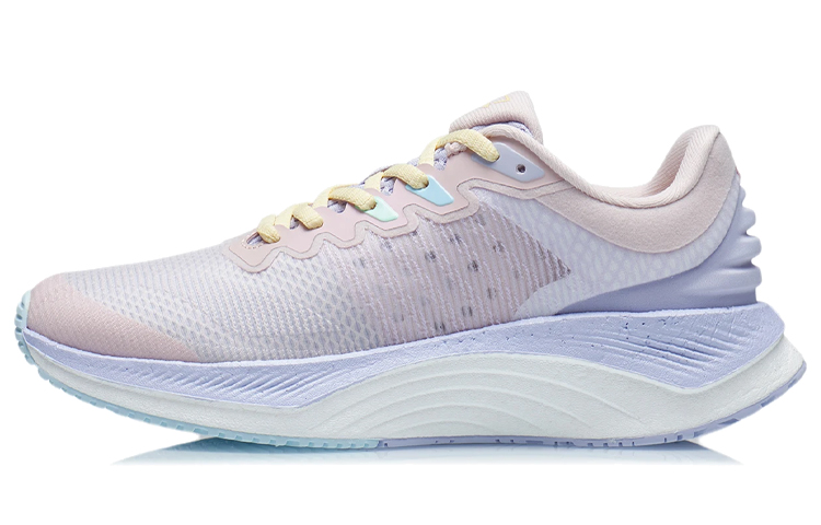 LiNing YueYing Shock Absorbers Low Top Running Shoes Women's Pink Purple