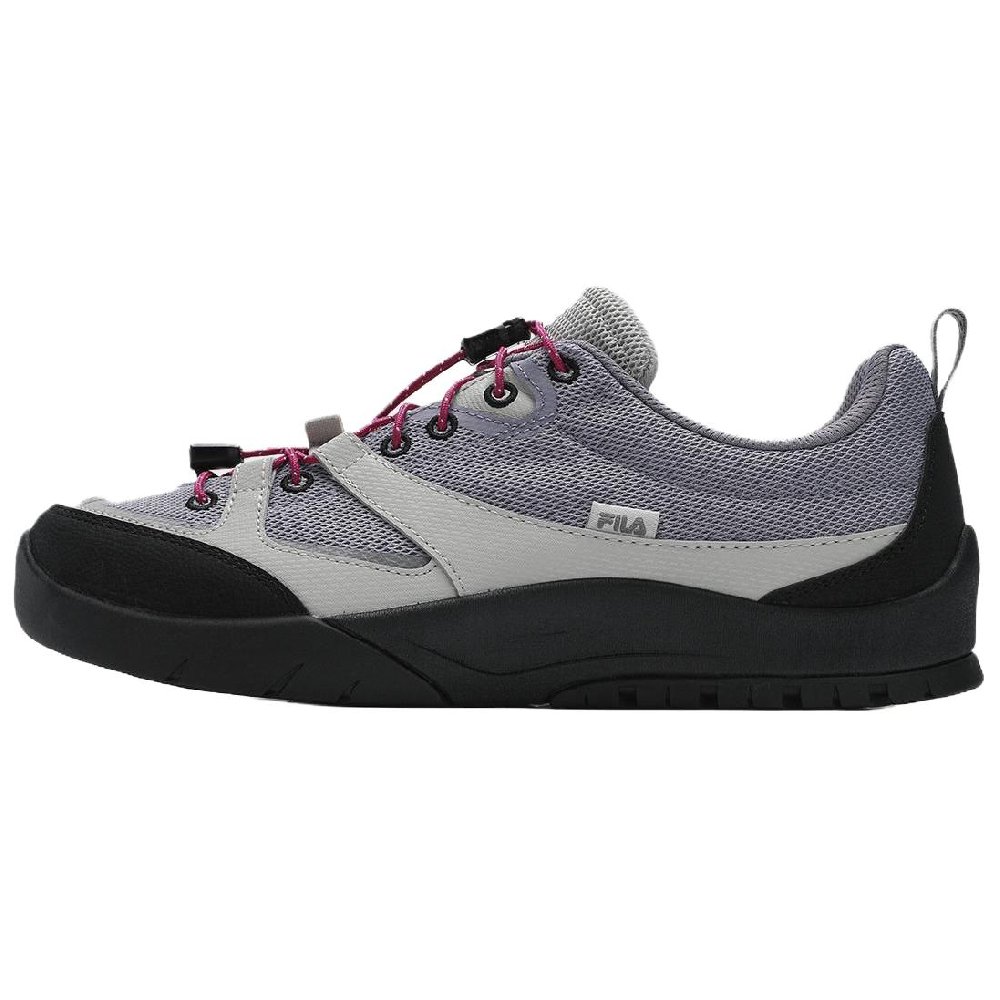 FILA CAMLIFE Mountain Crossing Shoes Anti Slip Wear Resistant Low Top Casual Shoes Women's Purple Gray