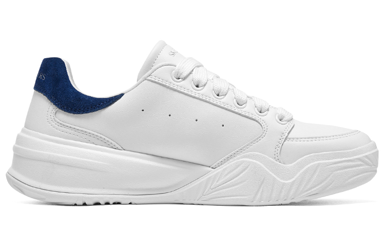 Skechers Sport Denali Shoes 'White Navy' Women's