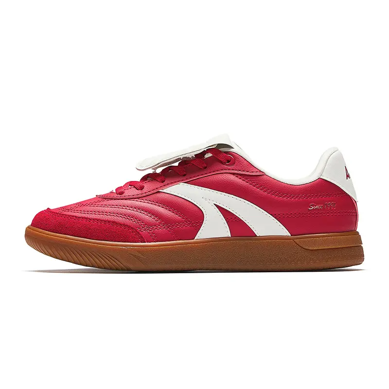 Anta Cushioning Abrasion Resistant Lightweight Slip Resistant Low top Skateboard Shoes Women's Red