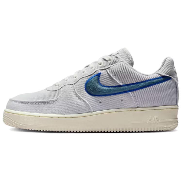 Nike Air Force 1 Low Canvas Photon Dust Game Royal Pale Ivory Smokey Blue